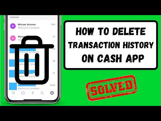 How to Delete Cash App Transaction History / Clear Transaction History on Cash App // 2023