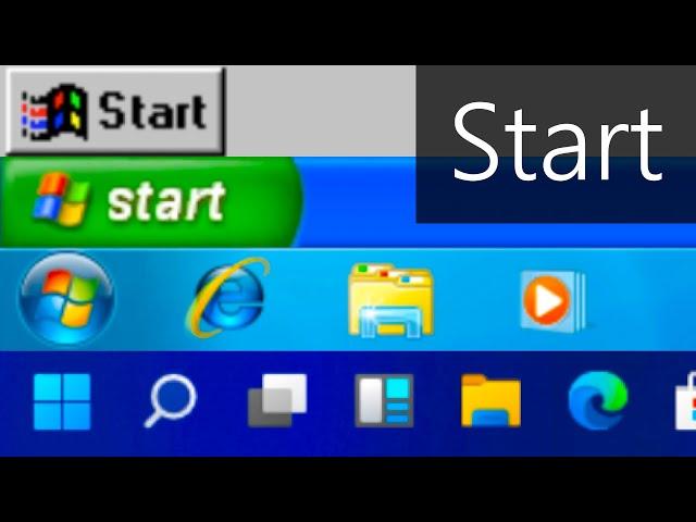 Windows Start Menu Evolution! (95 - 11 + Betas)!