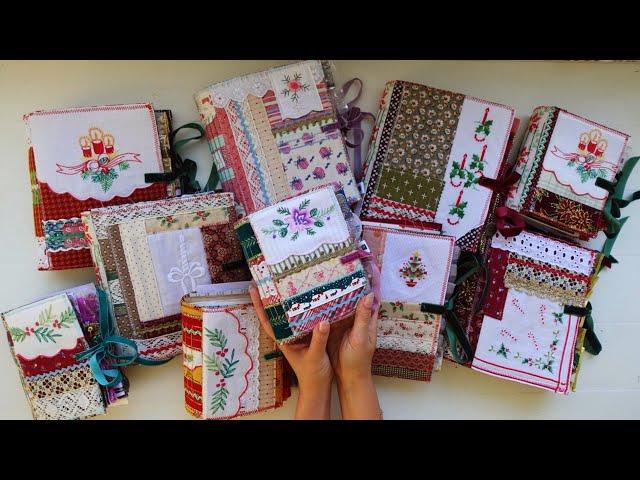  Christmas junk journals | softcover felt journals 