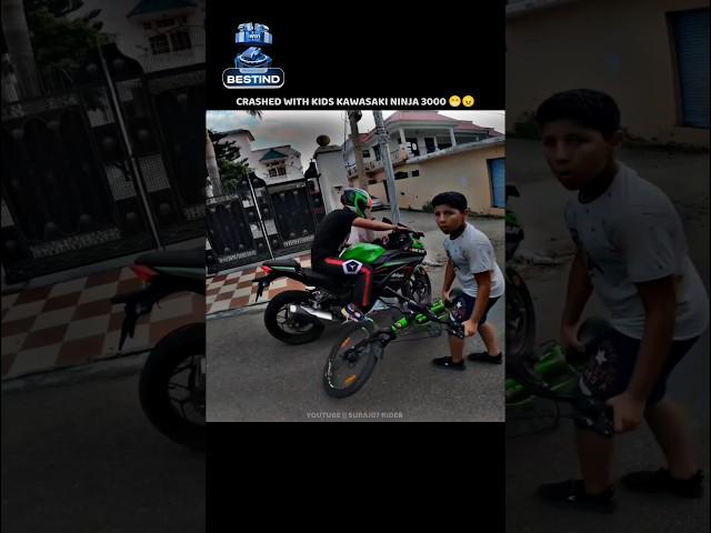 Credit-Aalyan VlogsCrashed With Kids Ninja||#motovlog #bikelover #ride #youtubeshorts#shortvideo