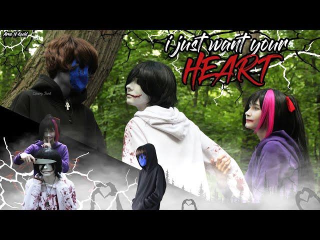 i just want your HEART /// creepypasta CMV /// Nina & Jeff The Killer × Eyeless Jack