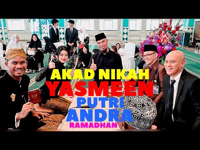 AHMAD DHANI JADI SAKSI AKAD NIKAH YASMEEN (PUTRI ANDRA RAMADHAN)