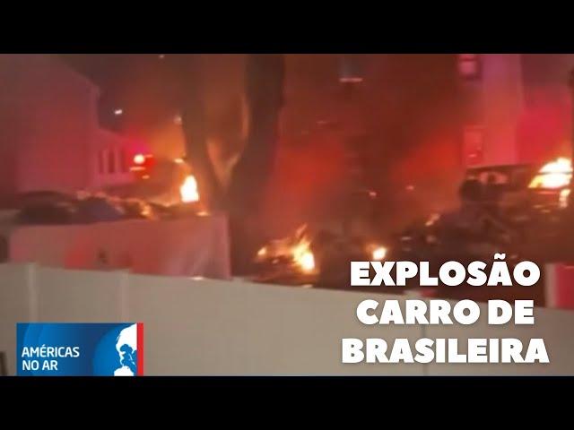 Américas No Ar - 12/11/24 - Carro de família brasileira explode nos EUA e provoca grande incêndio