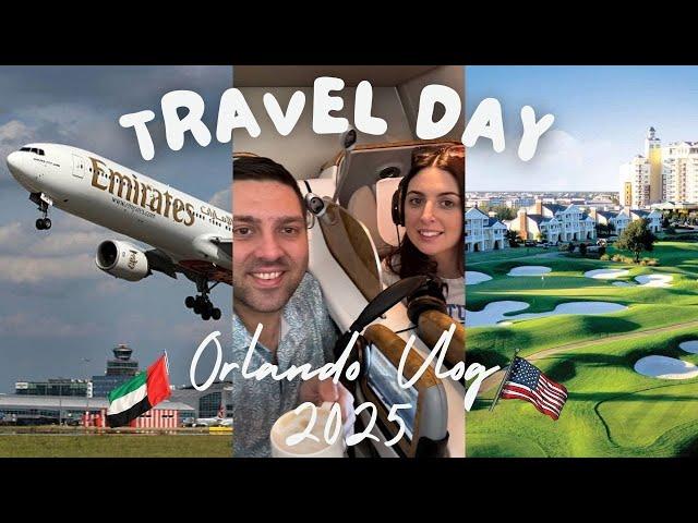 Orlando & Disney Vlog 25 | Travel day | Emirates Business Class | Winter Park | Reunion Resort |