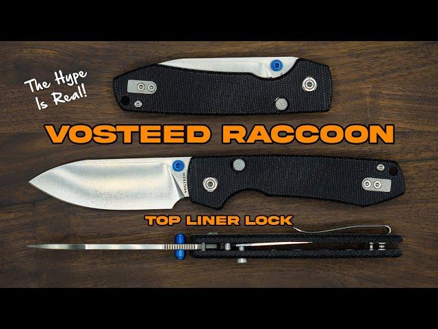 Vosteed Raccoon Knife Review Unboxing | Top Liner Button Lock