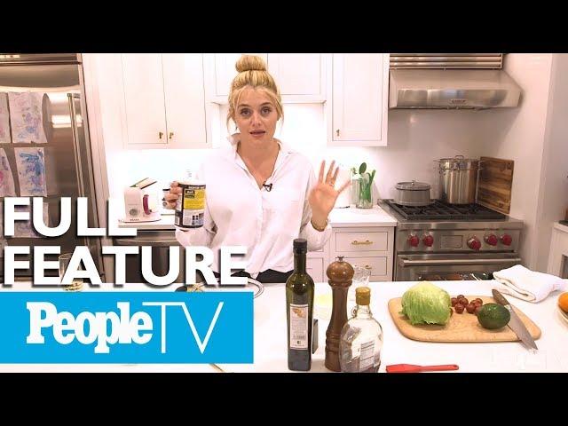 Daphne Oz Cooks A Smokey Salmon & Avocado Wedge Salad, Tours Her Kitchen & Home | PeopleTV