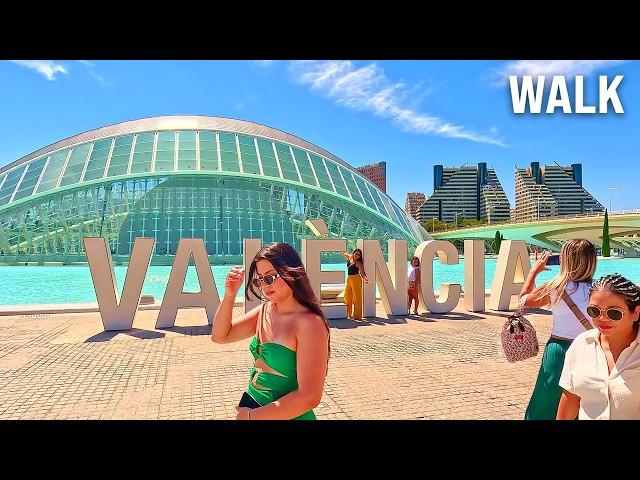 VALENCIA, Spain 4K Walking Tour | Immersive Video with Captions [4K/60fps]