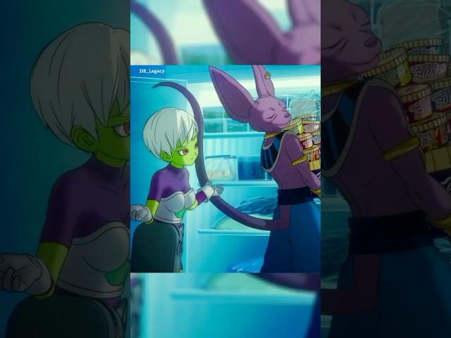 Beerus' Relentless Cheelai Pursuit #youtubeshorts #dragonball #beerus #cheelai #broly #whis #goku