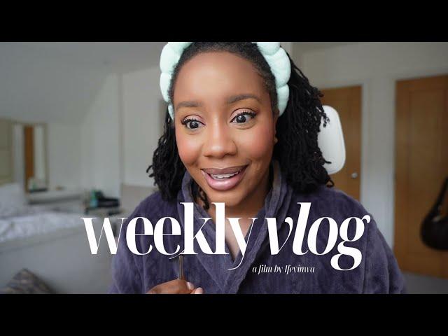 WEEKLY VLOG | ANOTHER EMOTIONAL WEEK, 30K SUBS, CELINE UNBOXING, MICROLOCS UPDO, PILATES & MORE