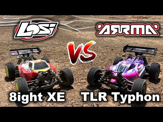 Losi 8ight XE RTR vs. Arrma TLR Tuned Typhon - Best 1/8 RTR Race Buggy?