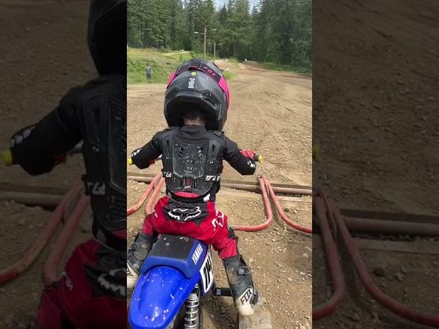 4-Year-Old Motocross Kid Wins 3rd in Dirt Bike Race #shorts #dirtbike