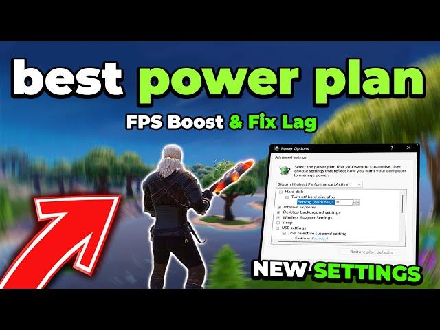 Custom Power Plan Setiings for GAMING - Windows Power Options