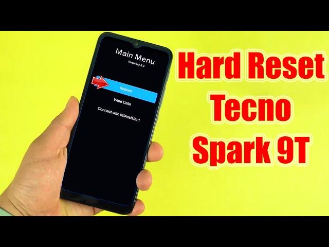 Hard Reset Tecno Spark 9T | Factory Reset Remove Pattern/Lock/Password (How to Guide)