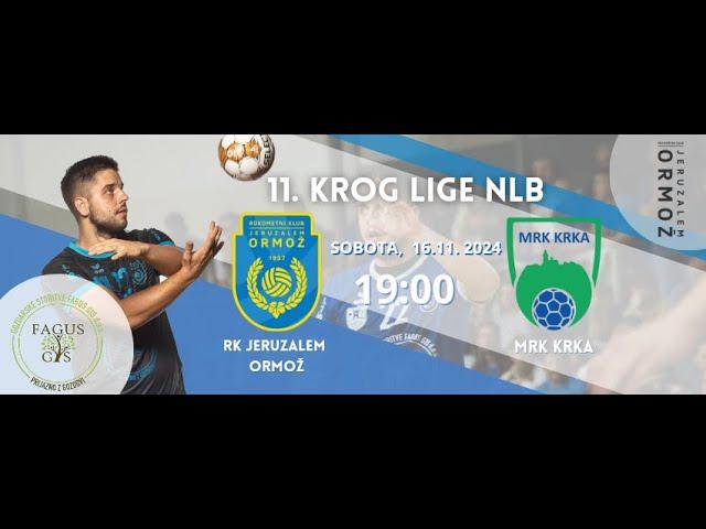 11.KROG - LIGA NLB (24/25): RK JERUZALEM ORMOŽ : MRK KRKA