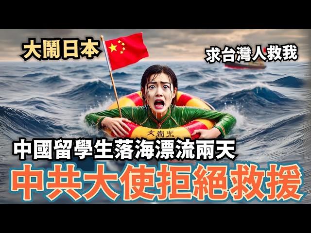 中國留學生大鬧日本！貪玩落海⋯小粉紅嗆：求台灣人幫忙，中共大使館電話是空號，三中全會改革…救不了大陸經濟