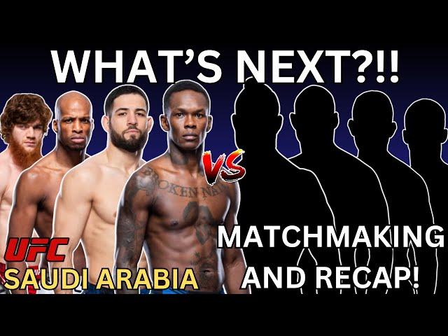 Matchmaking EVERY Fighter From UFC Fight Night Adesanya vs Imavov (UFC Saudi Arabia Recap)