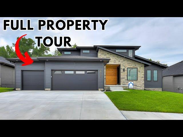 TOUR A MODERN 1.5 STORY HOME IN ELKHORN NEBRASKA | Kelly Construction Homes | Vistancia