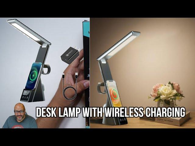 Desk Lamp with Wireless Charging Upgrade