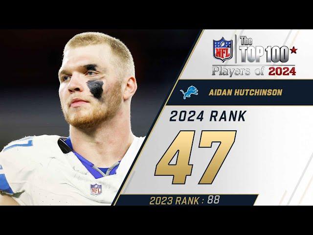 47: Aidan Hutchinson (DE, Lions) | Top 100 Players of 2024