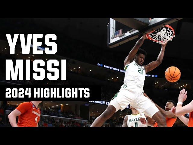 Yves Missi 2024 NCAA tournament highlights