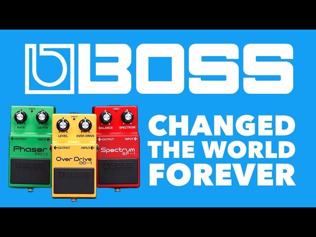 BOSS Pedals Are Best! How BOSS Changed Guitar