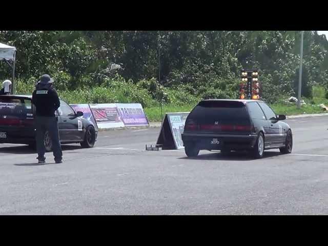 Sarawak Drag Challenge 2013 - Honda EF Battle