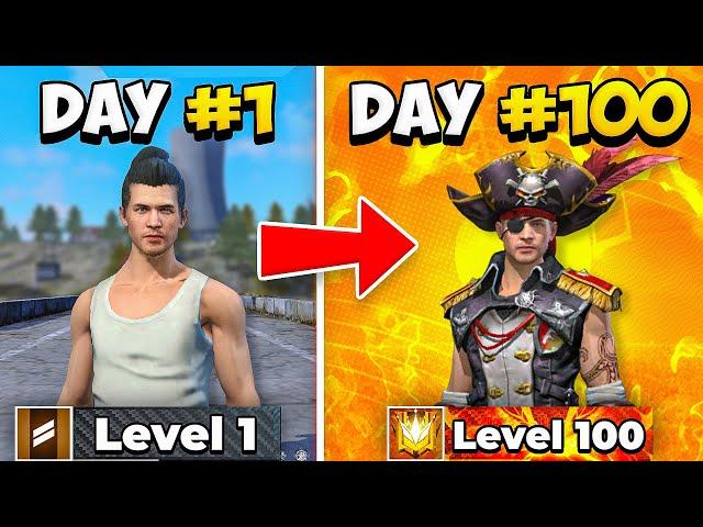 I PLAYED FREE FIRE FOR 100 DAYS || FREE FIRE