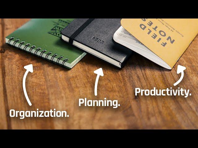 Organize your life with this pocket notebook setup