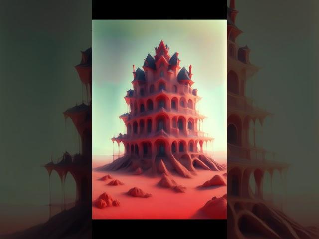 Cascading homes #aiart #steerablemotion #animation