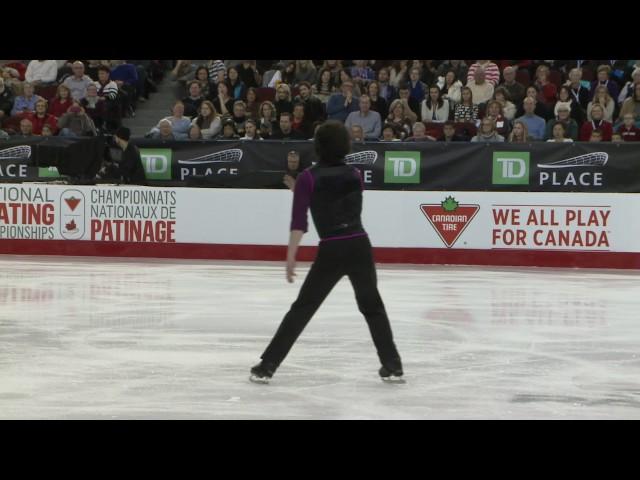 Keegan Messing - Senior Men Free Program CTNSC17