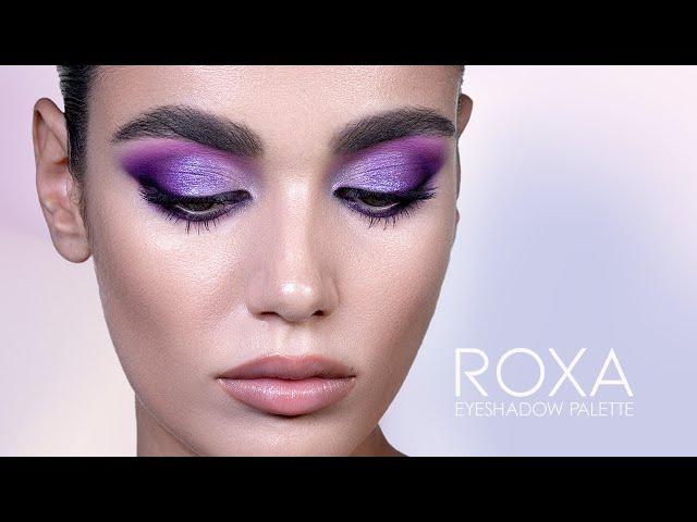 Purple Glam ft. ROXA EYESHADOW PALETTE | Natasha Denona Makeup