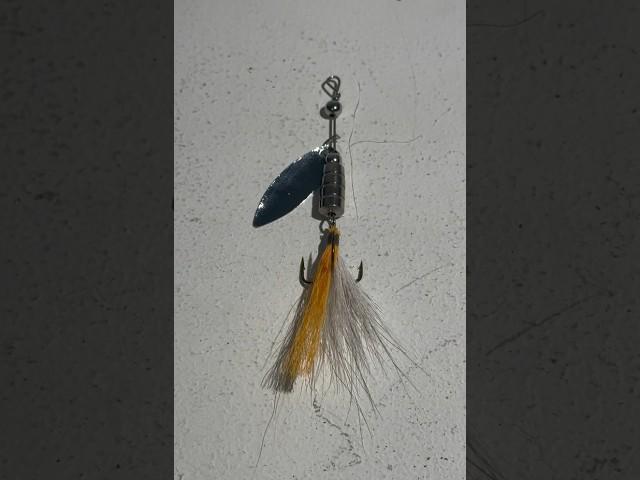 How To Make Inline Spinner Lure #fishing #fishingtackle #lures handmade #luremaker #luremaking#lure