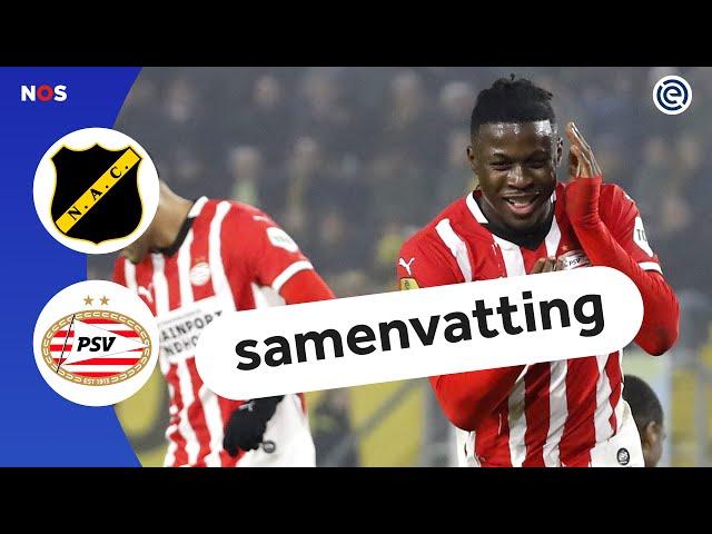 COMBINATIE Saibari-Pepi GOUD WAARD voor PSV!  | samenvatting NAC Breda - PSV