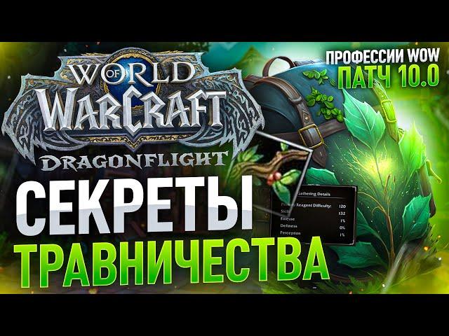 ТРАВНИЧЕСТВО ДФ WOW DRAGONFLIGHT ПАТЧ 10.0 ПОДРОБНЫЙ ГАЙД ПРОФЕССИИ ВОВ ДРАГОНФЛАЙ