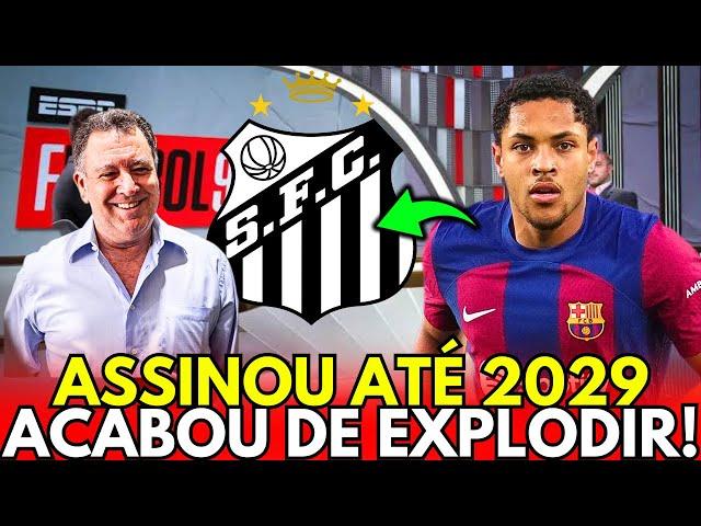 BOMBA! GE CONFIRMOU TUDO! FECHOU ATÉ 2029! PEGOU DE SURPRESA! ÚLTIMAS NOTÍCIAS DO SANTOS FC!