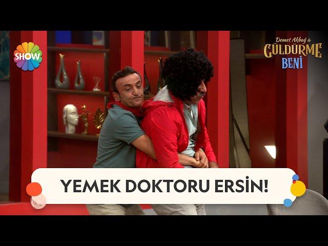 Yemek doktoru Ersin Korkut! | Demet Akbağ ile Güldürme Beni 4. Bölüm