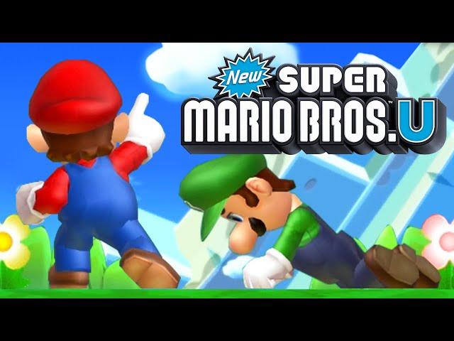 New Super Mario Bros U - Complete Walkthrough (2 Player)