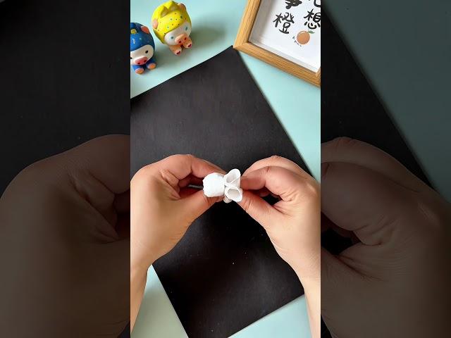 Let's make a cute little white rabbit with a face towel! It's super simple!!!