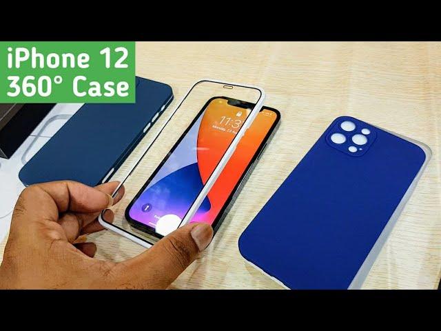 iPhone 12 Pro 360° Case with Tempered Glass || Thin and Slim full Protection