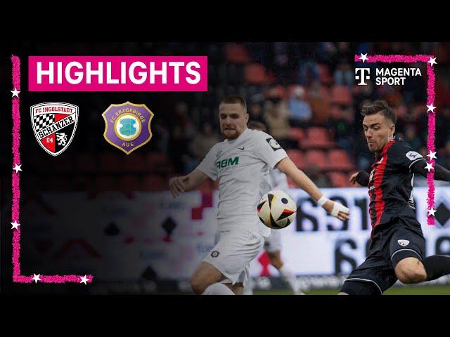 FC Ingolstadt 04 - FC Erzgebirge Aue | Highlights 3. Liga | MAGENTA SPORT