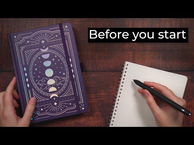 Planning your best journal 