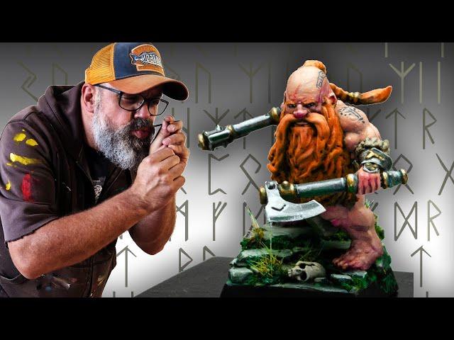 learn to tattoo a dwarf's arse | easy freehands for your Warhammer Minis