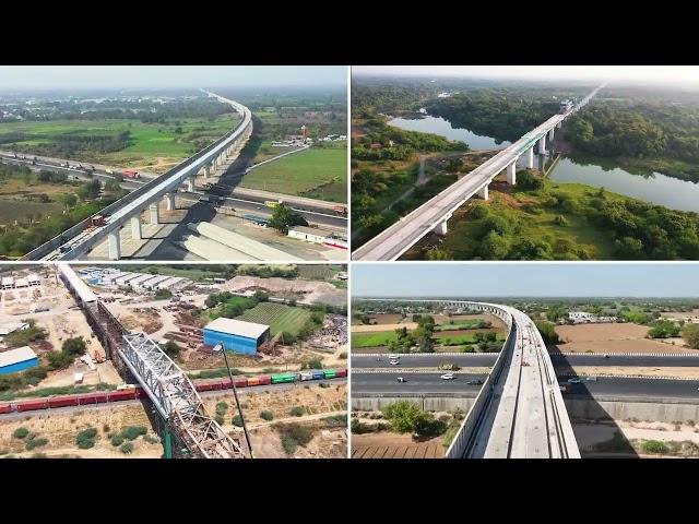 Completion of 300 km of Viaduct | India's First bullet Train Corridor