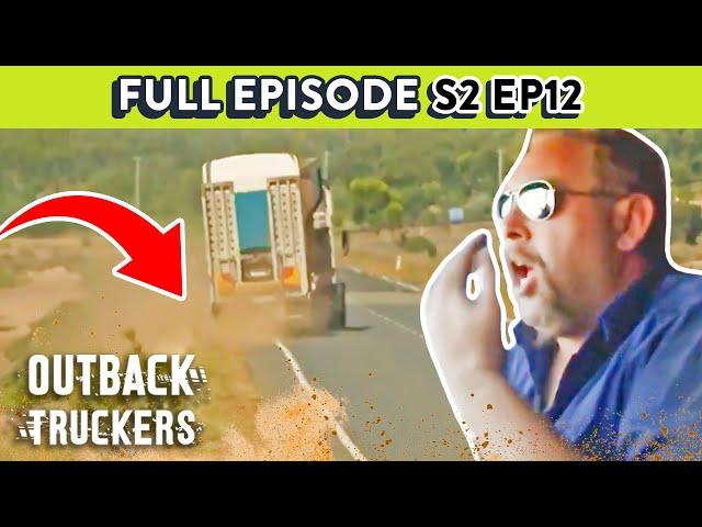 Gale-Force Winds Force Heavy Truck Off The Road | Outback Truckers - Season 2 Ep 12 FULL EPISODE