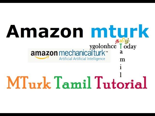 Amazon MTurk Tips and Tricks in Tamil - Mturk Tamil Tutorial