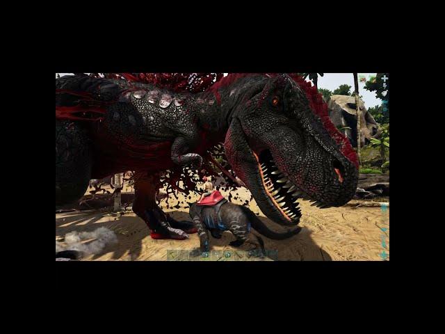 ARK | Thyla vs Alpha T-Rex | Official PVE | #Shorts