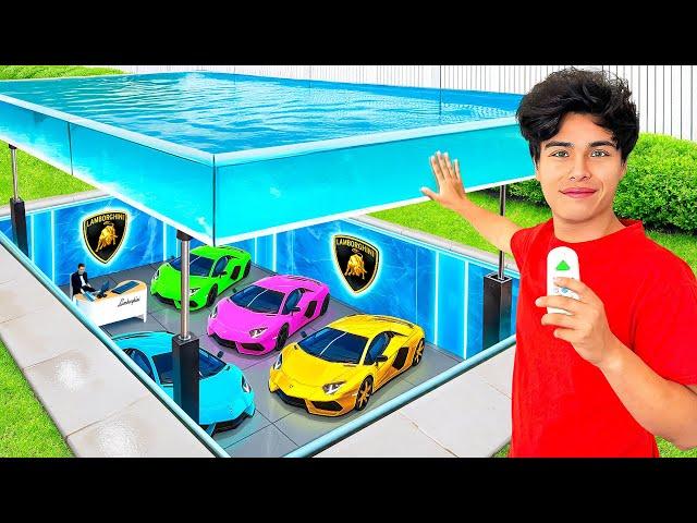 I Built a SECRET Lamborghini Dealership!