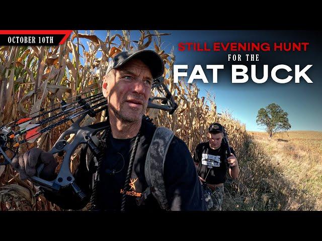 Still Evening Hunt for the Fat Buck - When Blinds are Better | Bowhunting Whitetails w/ Bill Winke