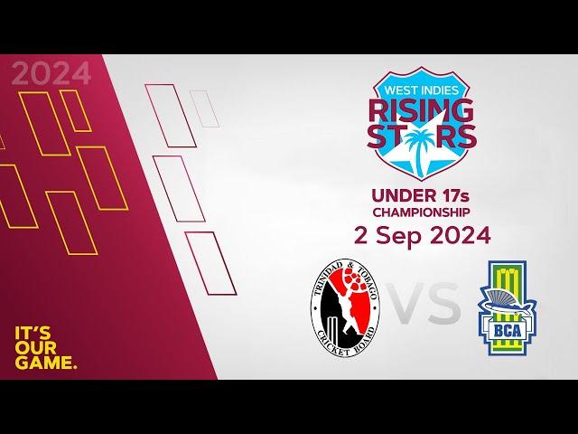  LIVE Trinidad & Tobago v Barbados | CWI Men’s Under 17 | 50 Over Championships 2024