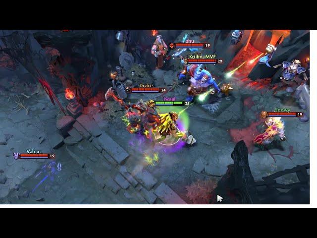 Dota 2 - Bristleback rampage at enemy fountain!